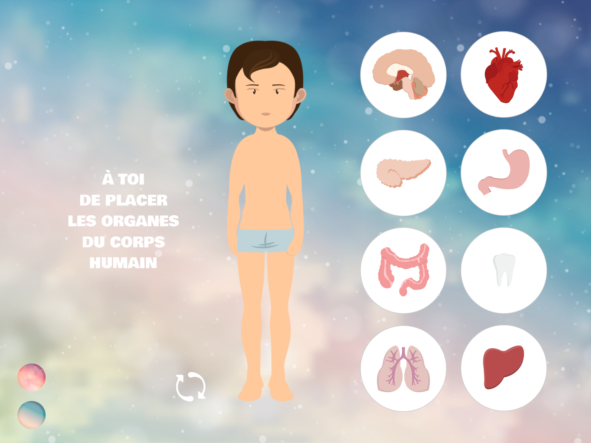 Screenshot of the Cieau playful presentation